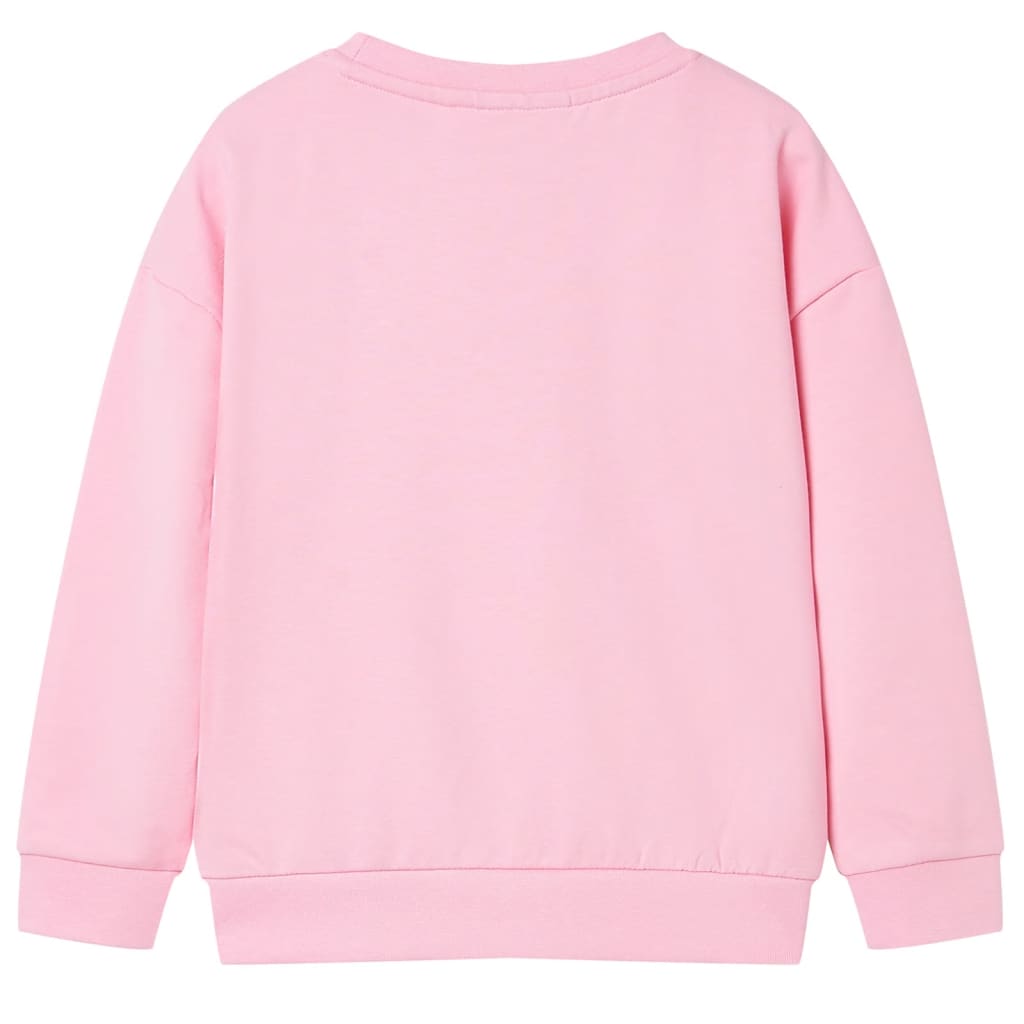 Sudadera infantil rosa 140