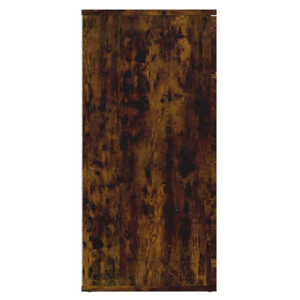 vidaXL Aparador madera contrachapada roble ahumado 80x36x75 cm