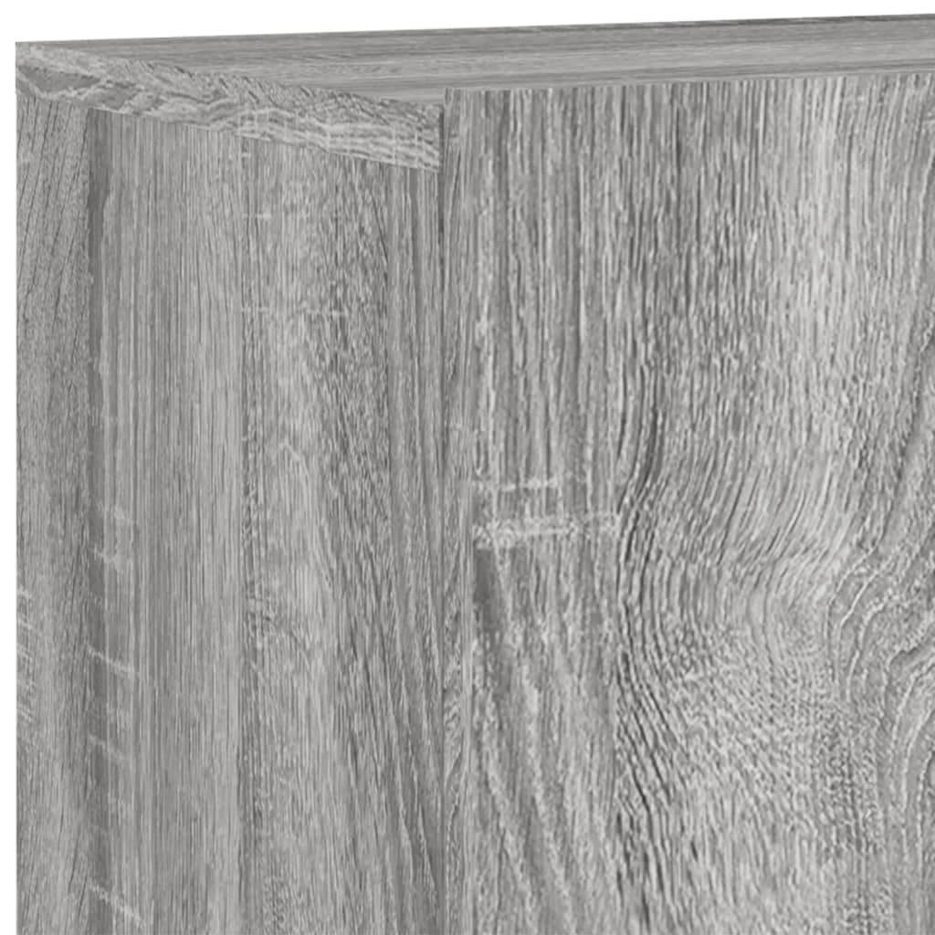 vidaXL Muebles de TV de pared 5 pzas madera de ingeniería gris Sonoma