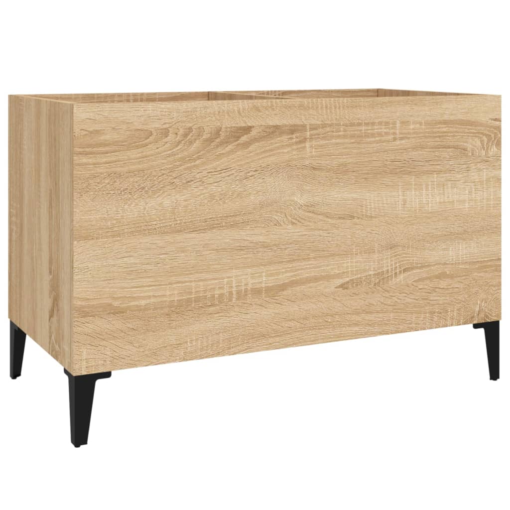 vidaXL Mueble discos madera contrachapada roble Sonoma 74,5x38x48 cm