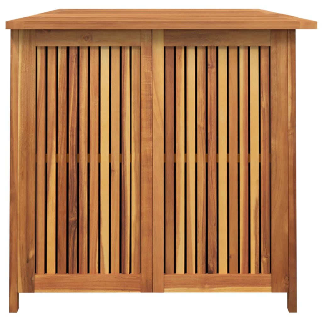 vidaXL Caja de almacenaje de jardín madera maciza acacia 175x80x75 cm