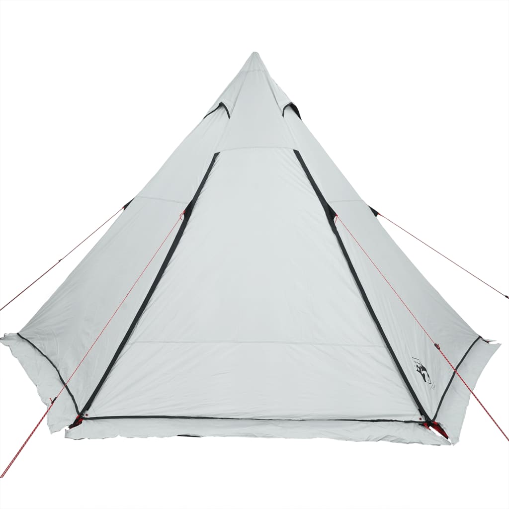 vidaXL Tienda familiar tipi 6 personas tela opaca impermeable blanca