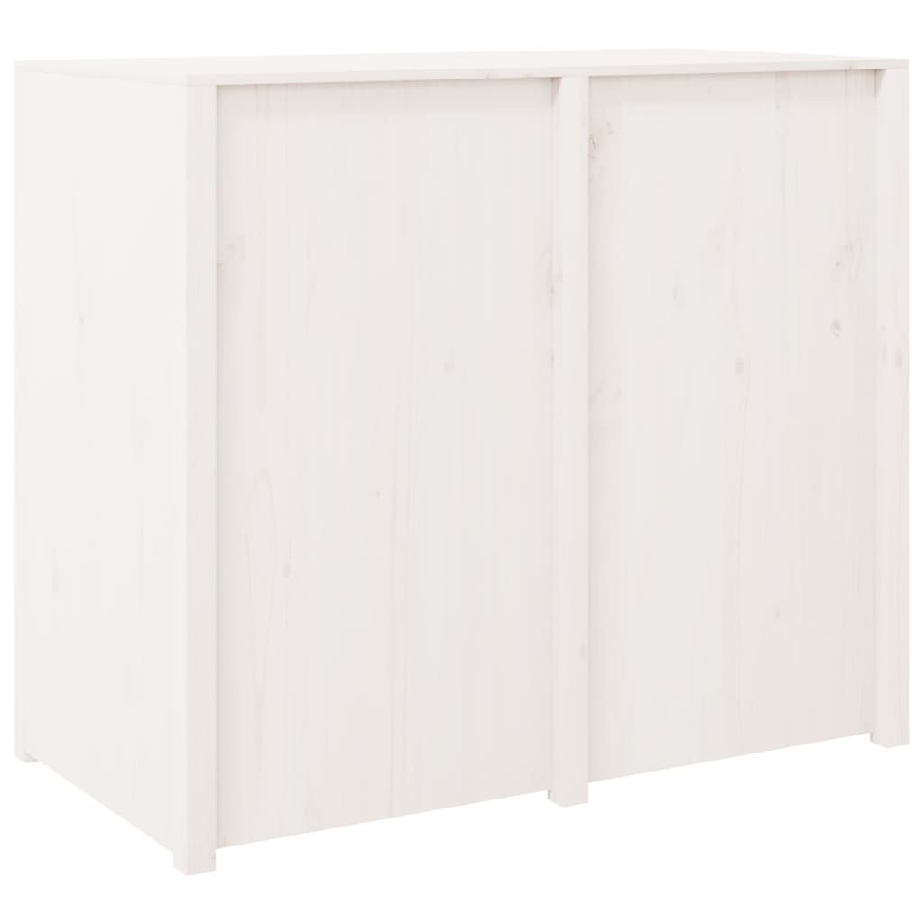 vidaXL Mueble de cocina exterior madera maciza pino blanco 106x55x92cm