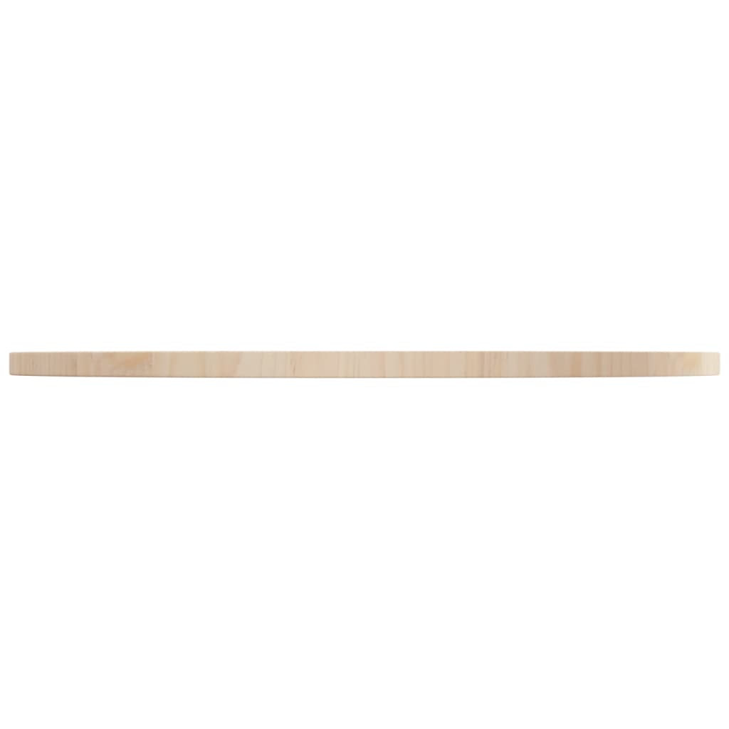 vidaXL Superficie de mesa madera maciza de pino Ø80x2,5 cm