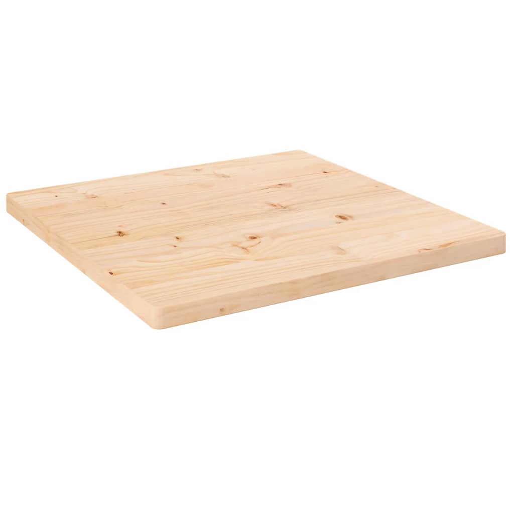 vidaXL Tablero de mesa cuadrado madera maciza de pino 40x40x2,5 cm