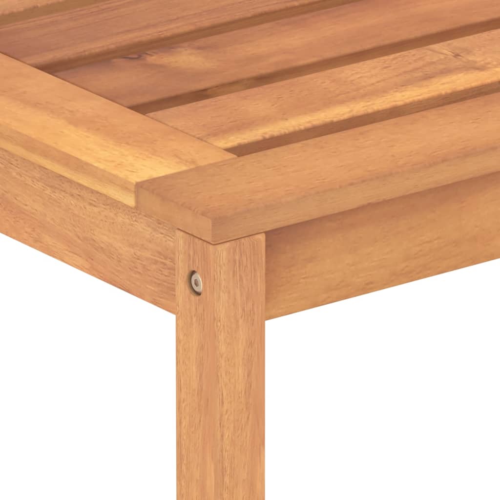 vidaXL Juego de comedor para jardín 5 piezas madera maciza de teca