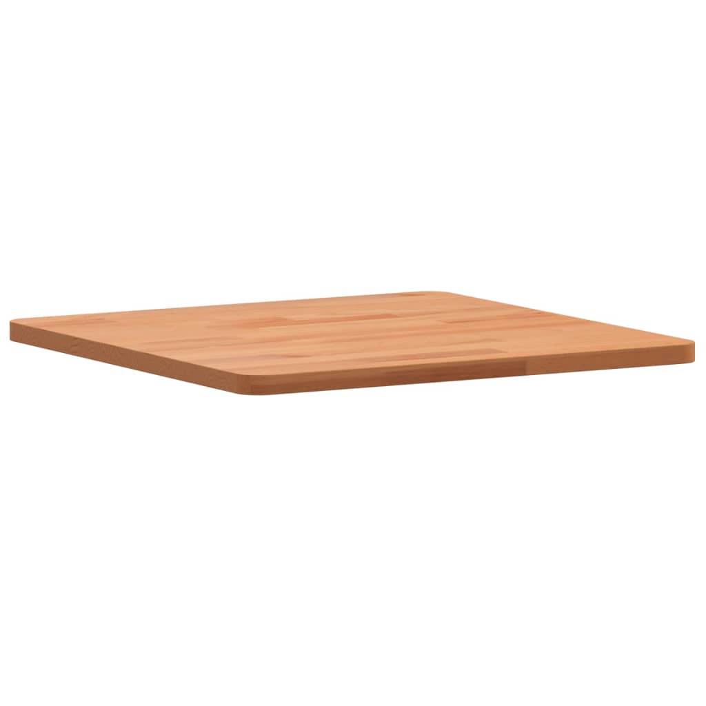 vidaXL Tablero de mesa cuadrado de madera maciza de haya 40x40x1,5 cm