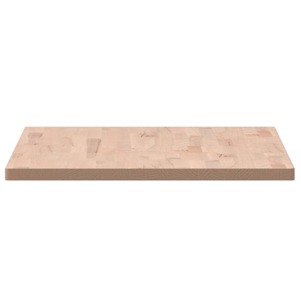 vidaXL Encimera de baño madera maciza de haya 100x60x2,5 cm