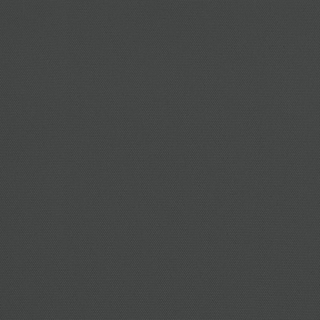 vidaXL Sombrilla doble con luces LED gris antracita 449x245 cm