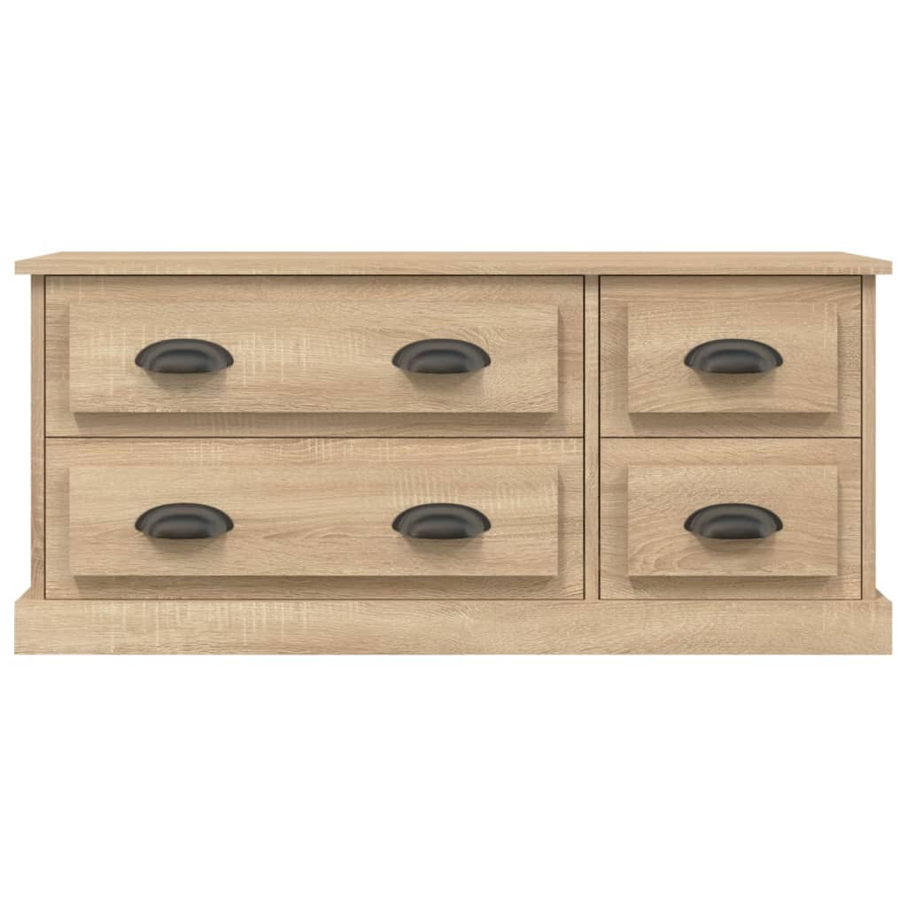 vidaXL Mueble para TV madera contrachapada roble Sonoma 100x35,5x45 cm