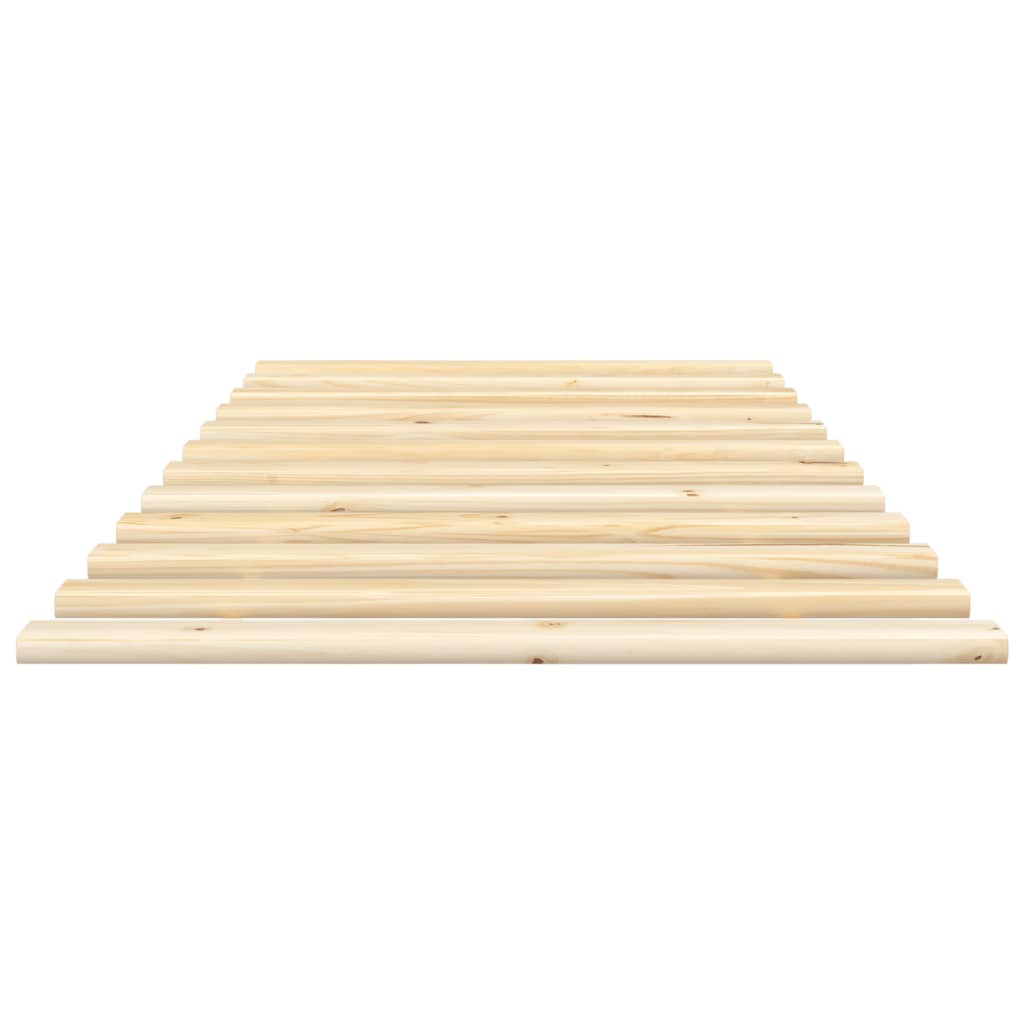 vidaXL Láminas de somier de cama madera maciza de pino 70x200 cm