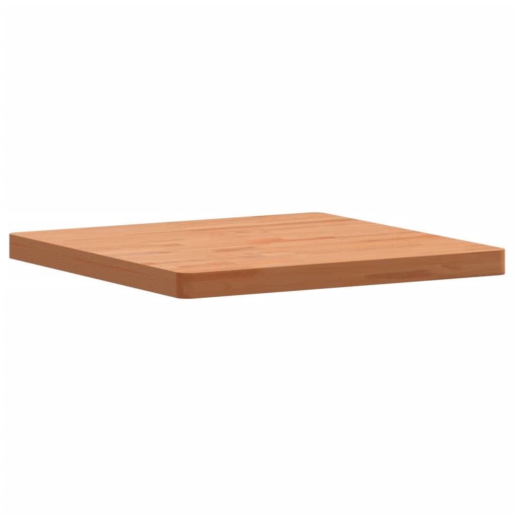 vidaXL Tablero de mesa cuadrado de madera maciza de haya 60x60x4 cm