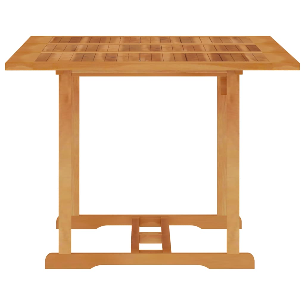 vidaXL Mesa de jardín de madera maciza de teca 150x90x75 cm