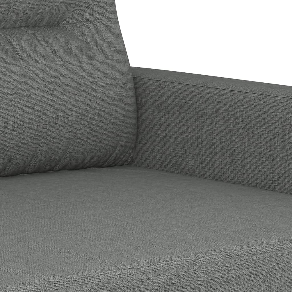 vidaXL Sillón de tela gris oscuro 60 cm