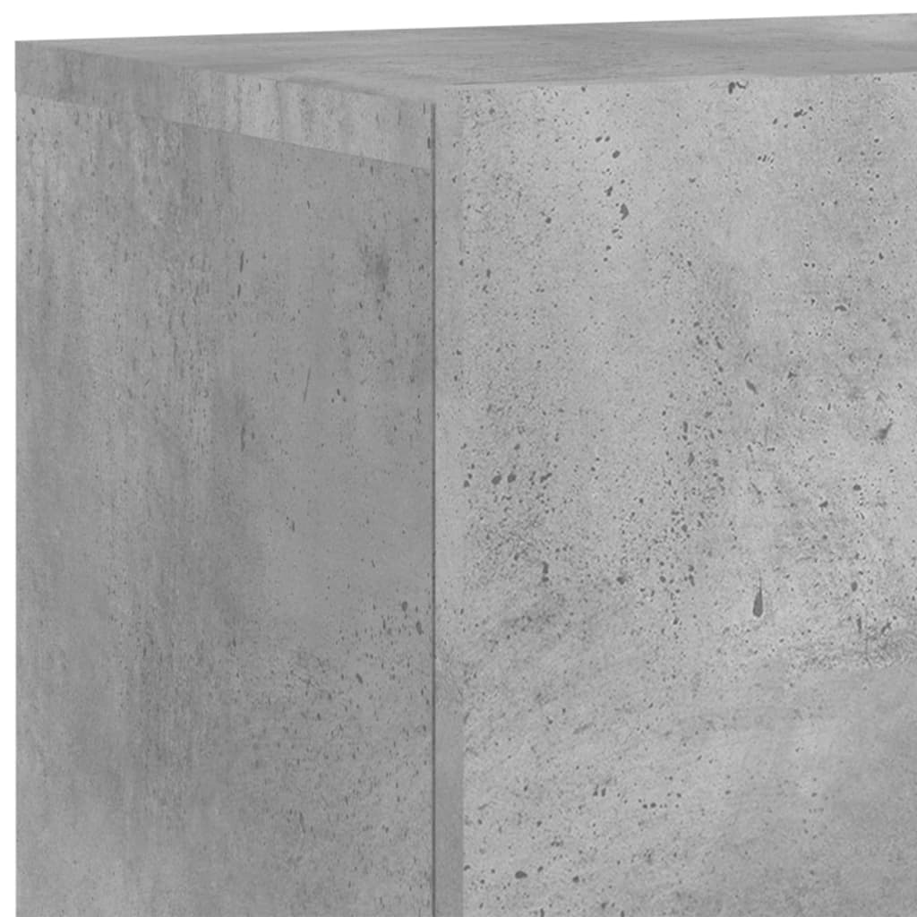 vidaXL Muebles para TV de pared 2 unidades gris hormigón 80x30x41 cm