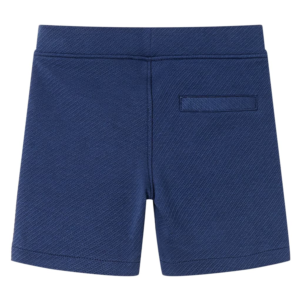 Pantalones cortos infantiles con cordón azul oscuro 116