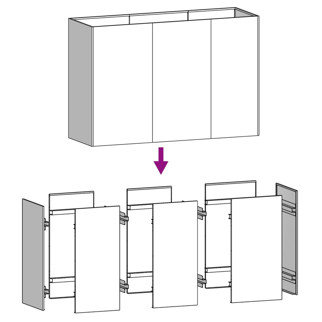 vidaXL Jardinera acero corten 120x40x80 cm