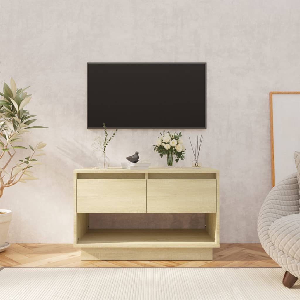 vidaXL Mueble para TV madera contrachapada roble Sonoma 70x41x44 cm