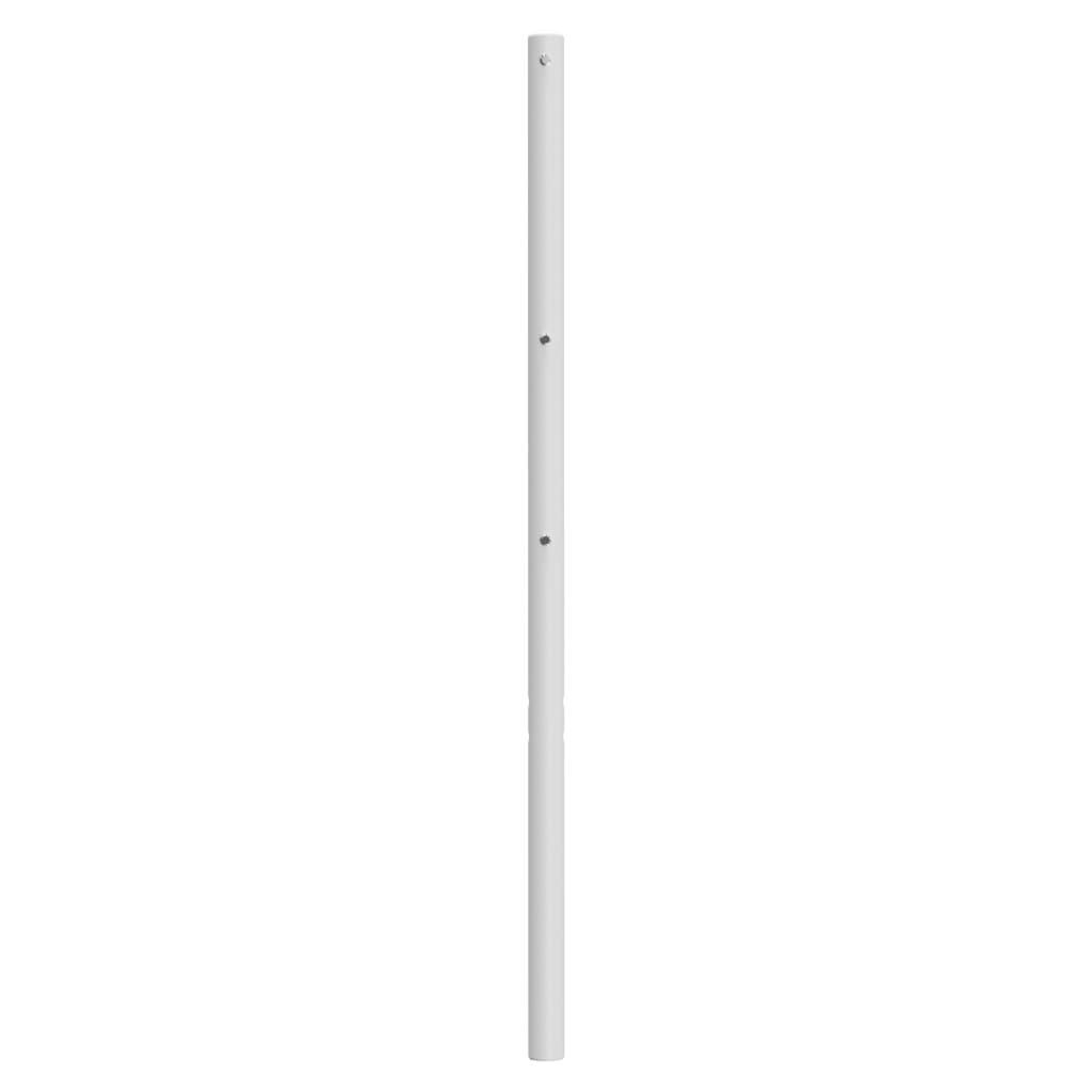 vidaXL Cabecero de metal blanco 107 cm