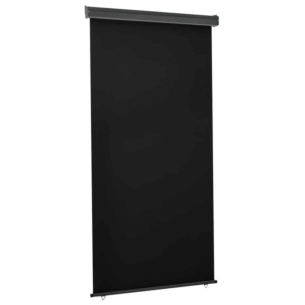 vidaXL Toldo lateral de balcón negro 122x250 cm