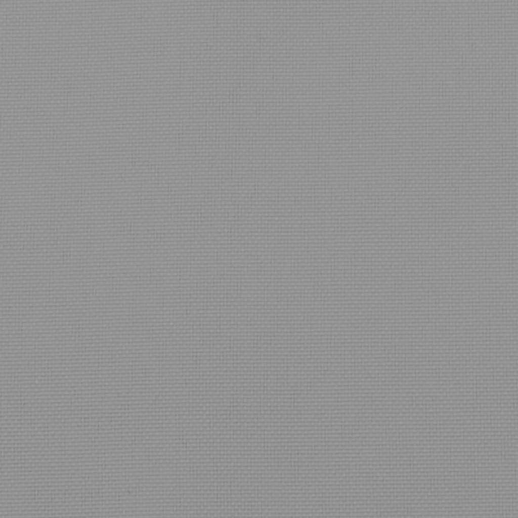 vidaXL Cojín de banco de jardín tela Oxford gris 100x50x7 cm