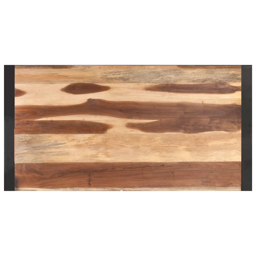 vidaXL Mesa de centro de madera maciza 120x60x40 cm