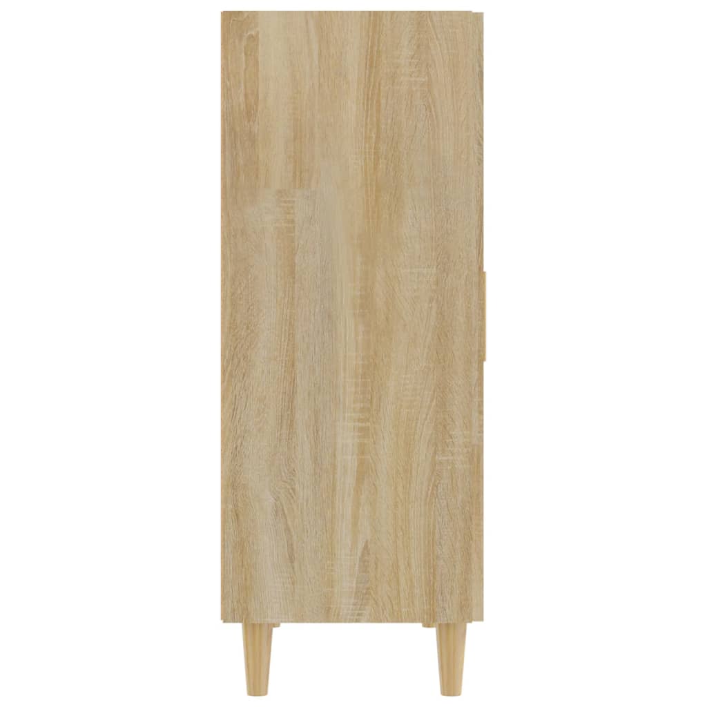 vidaXL Aparador de madera contrachapada roble Sonoma 70x34x90 cm