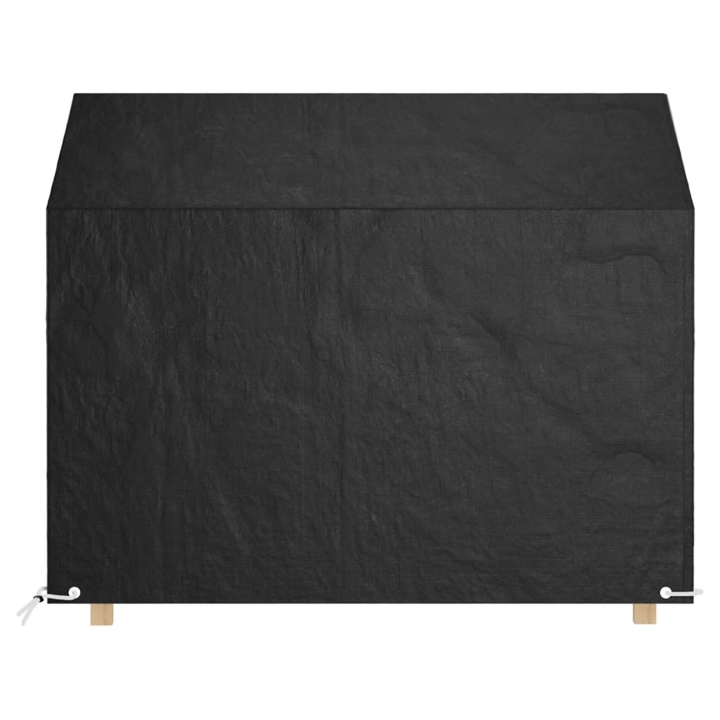 vidaXL Funda para banco de jardín 8 ojales polietileno 160x70x70/88 cm