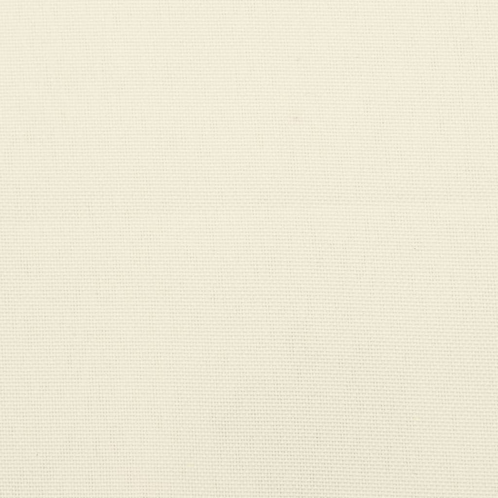 vidaXL Cojín para tumbona color crema (75+105)x50x4 cm