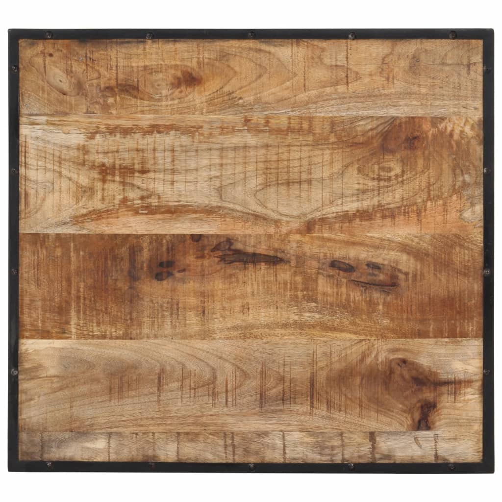 vidaXL Mesa de bar madera maciza de mango rugoso 60x55x107 cm