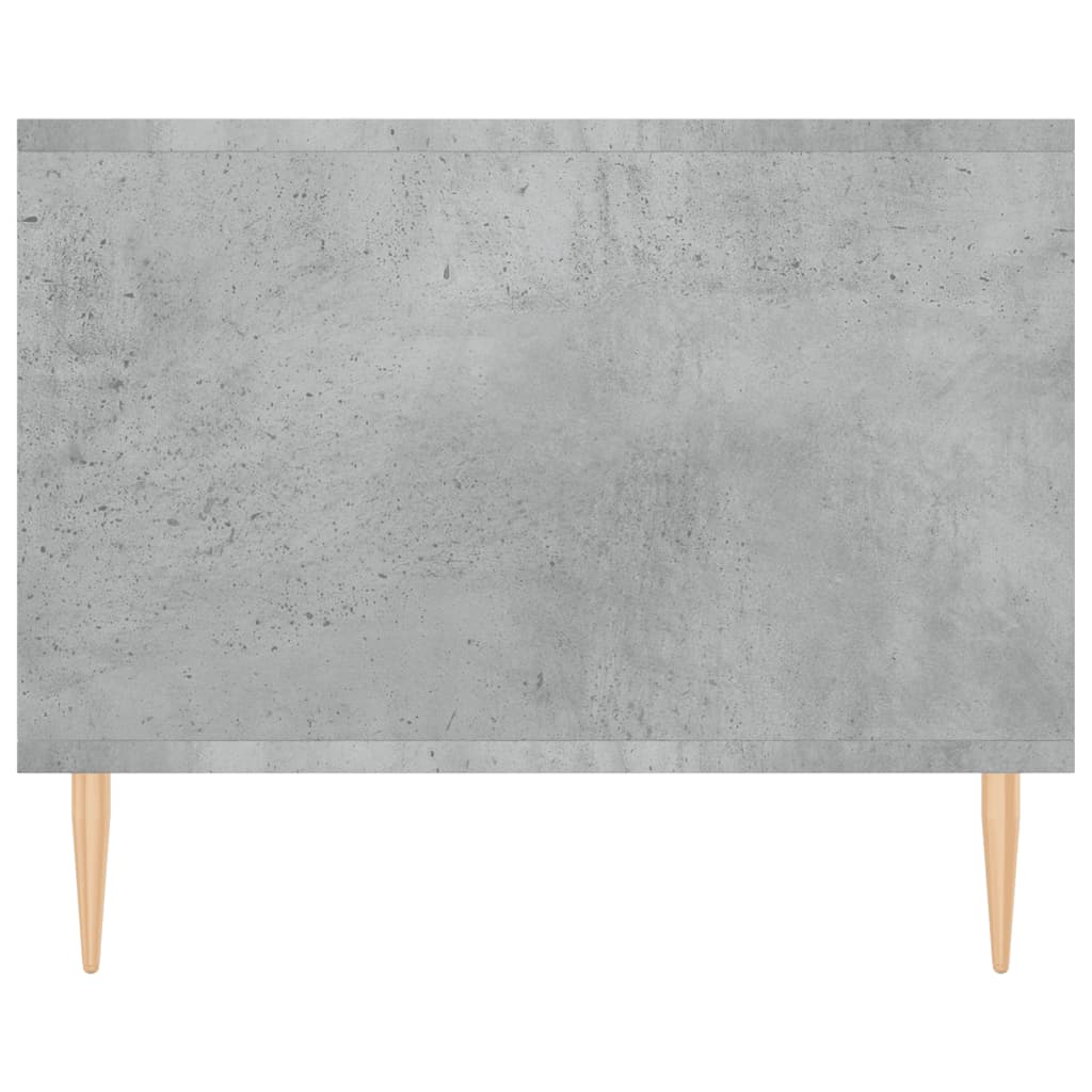 vidaXL Mesa de centro madera contrachapada gris hormigón 102x50x40 cm