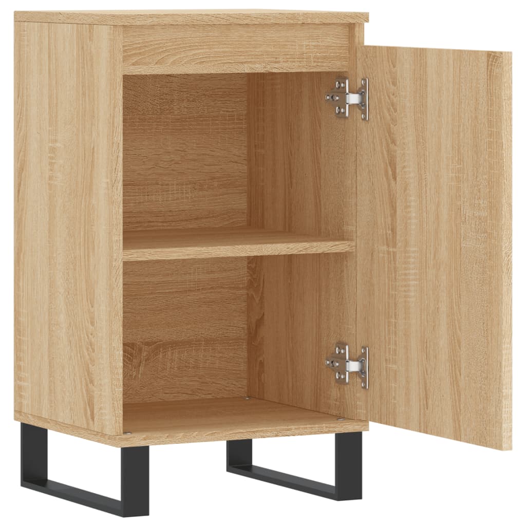 vidaXL Aparadores 2 uds madera de ingeniería roble Sonoma 40x35x70 cm