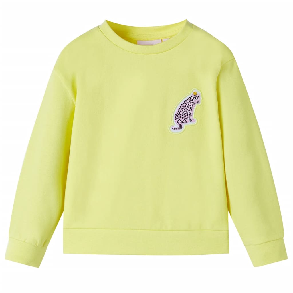 Sudadera infantil amarillo 140