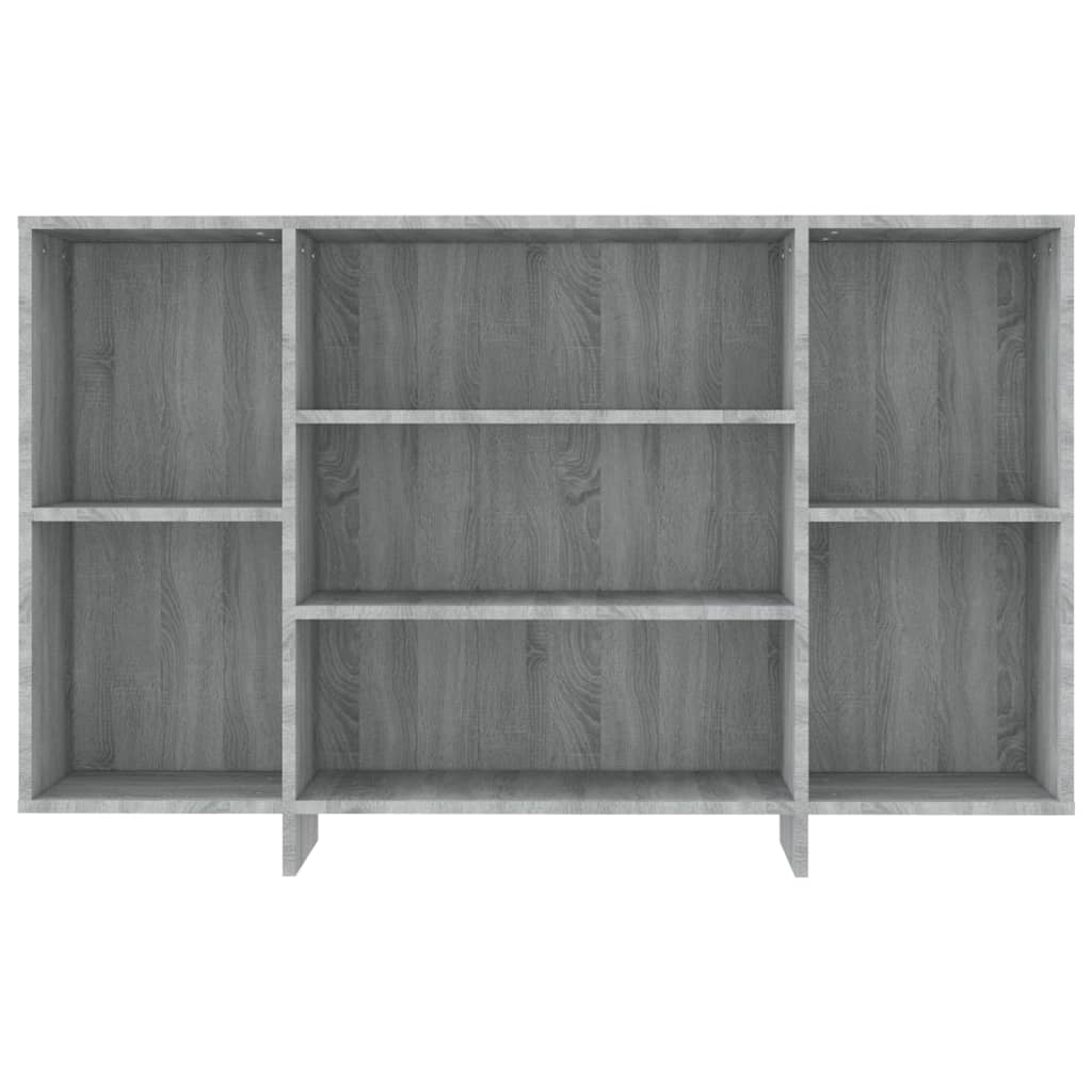 vidaXL Aparador de madera de ingeniería gris Sonoma 120x30x75 cm