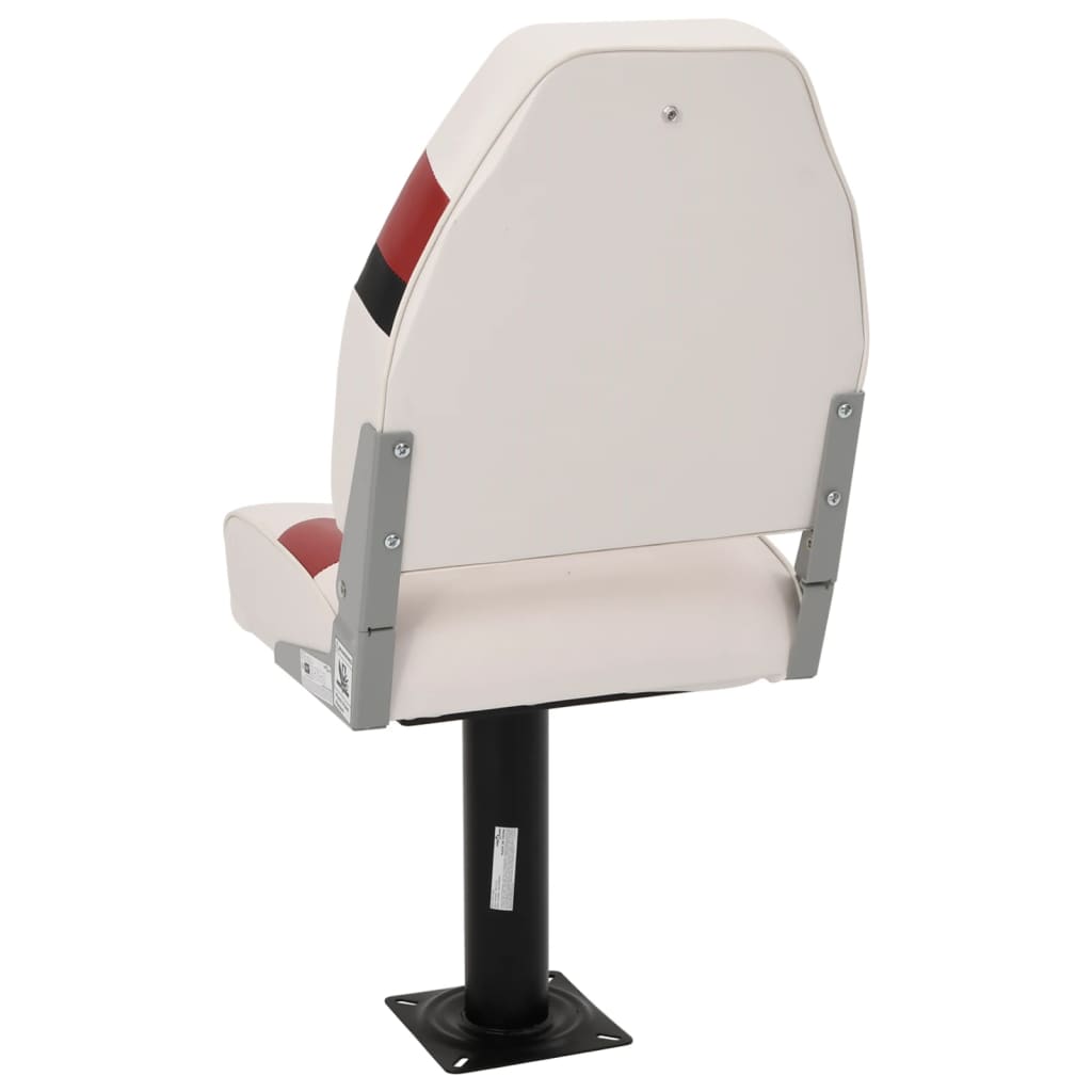 vidaXL Asiento para barco con pedestal giratorio 360°