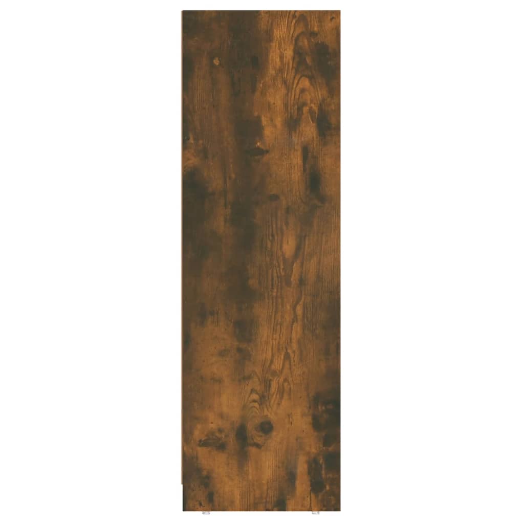 vidaXL Armario de baño madera contrachapada roble ahumado 30x30x95 cm