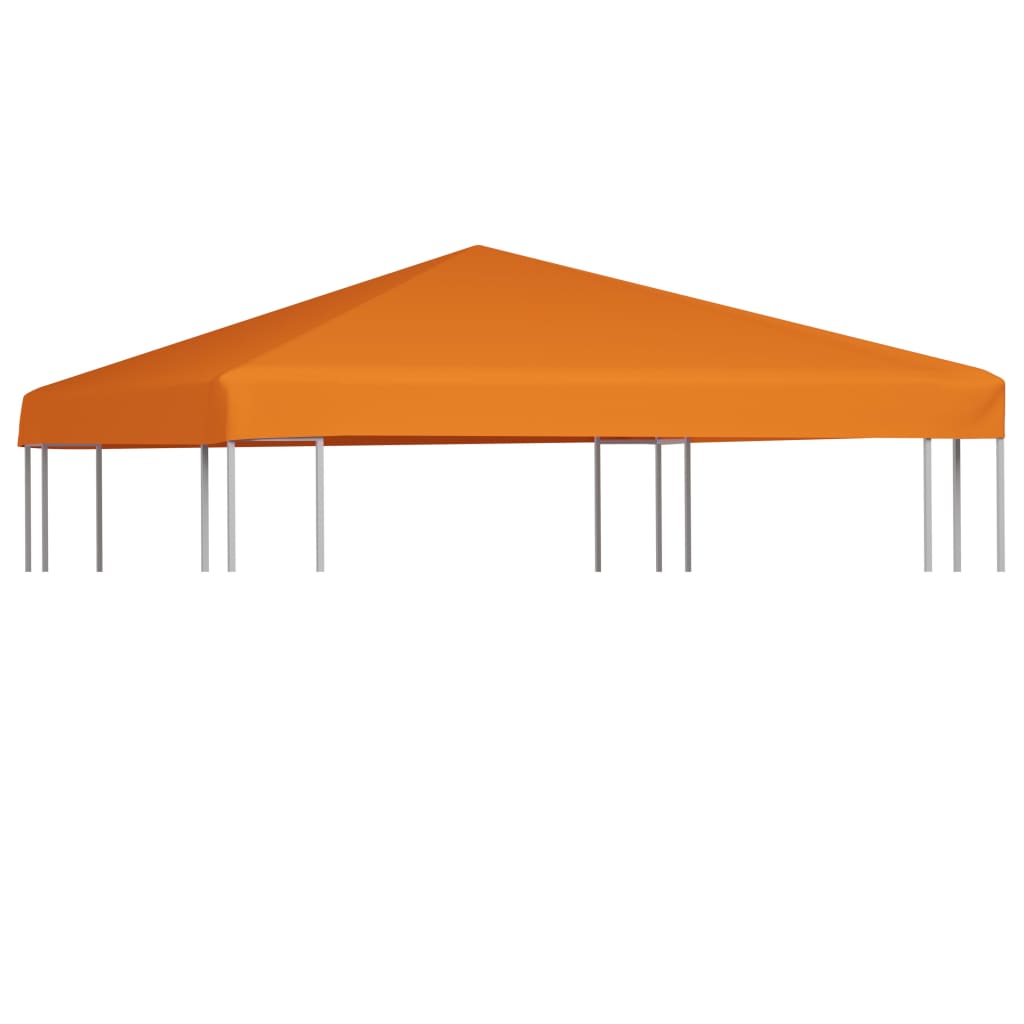 vidaXL Toldo de cenador 310 g/m² 3x3 m naranja