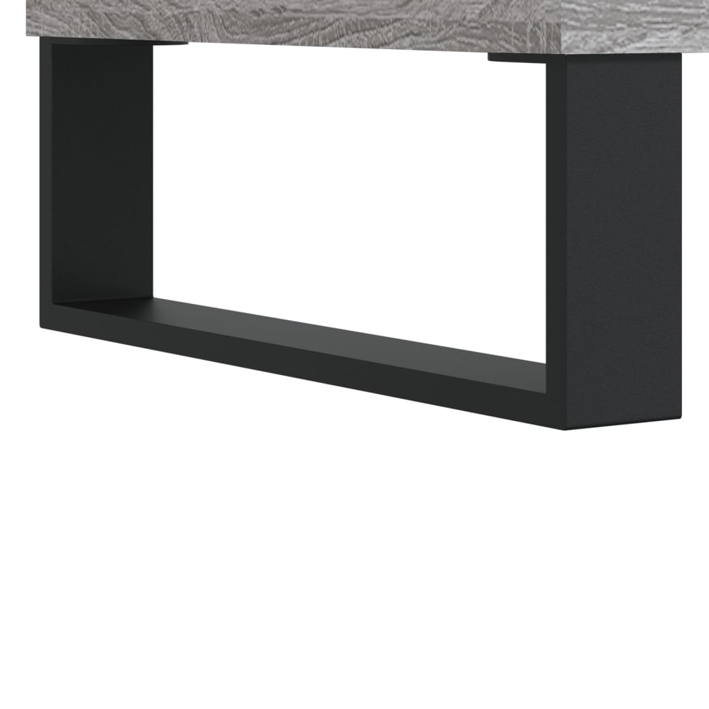 vidaXL Aparador de madera contrachapada gris Sonoma 60x35x70 cm