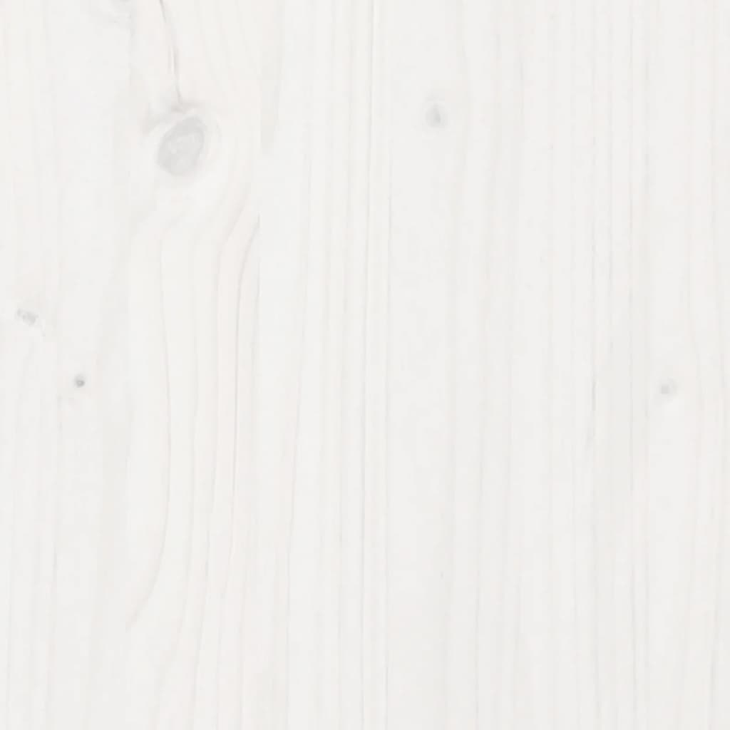 vidaXL Cabecero de cama madera maciza de pino blanco 90 cm