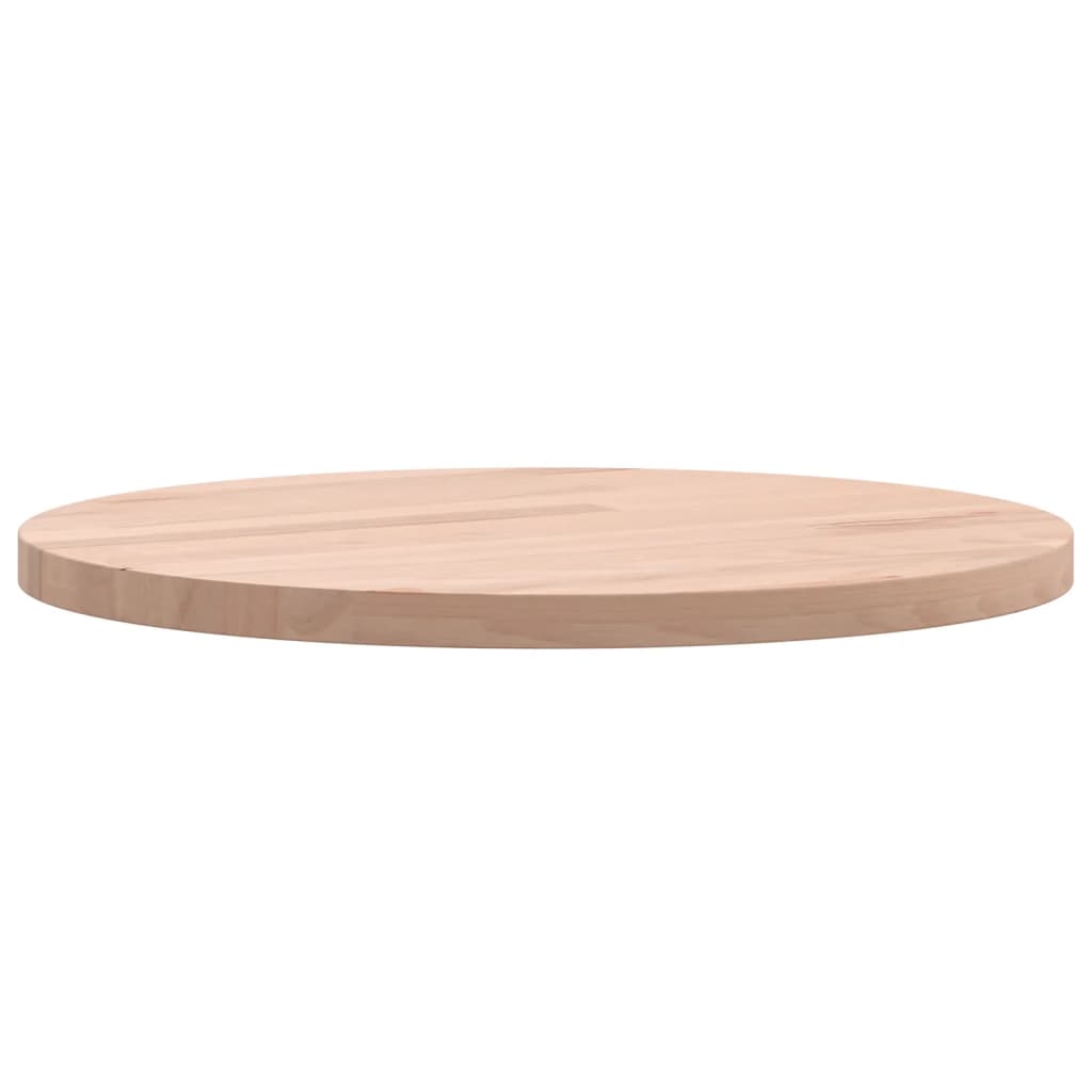 vidaXL Tablero redondo de madera maciza de haya Ø30x1,5 cm