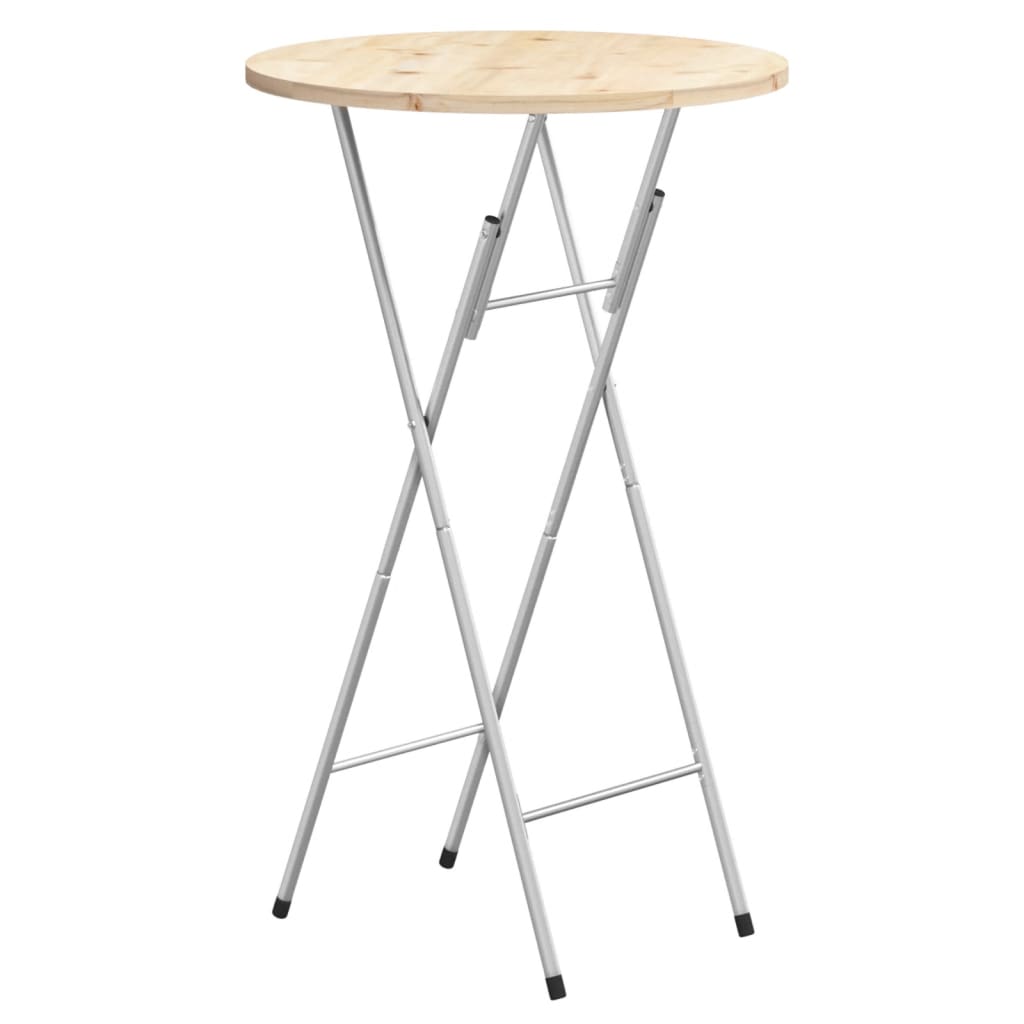 vidaXL Patas de mesa plegables acero galvanizado plata 45x53x108 cm