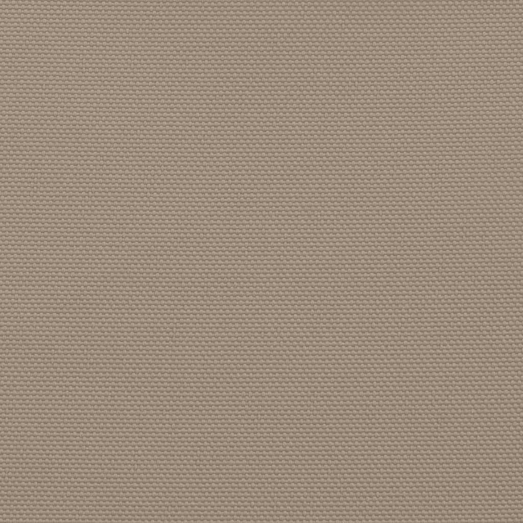 vidaXL Toldo de vela cuadrado tela Oxford gris taupe 2x2 m