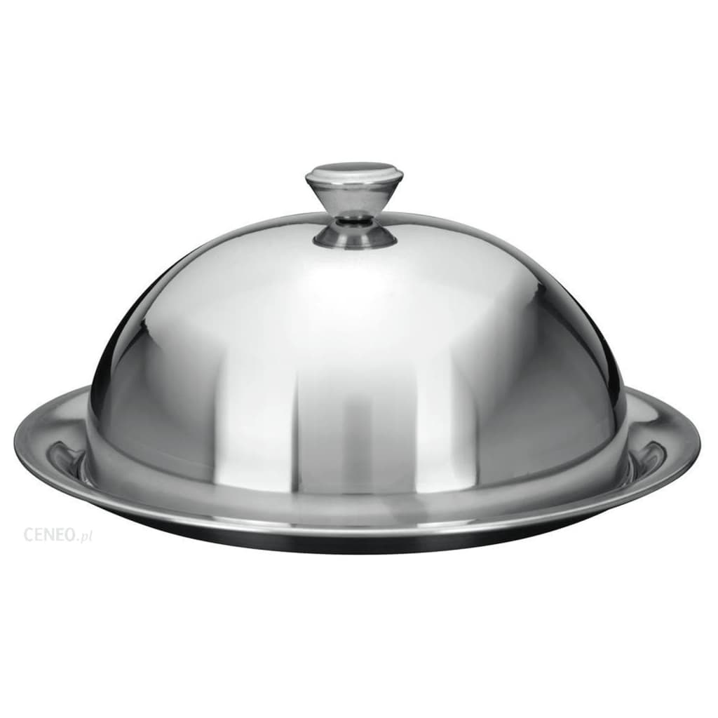 Excellent Houseware Campana de cristal con plato acero inoxidable