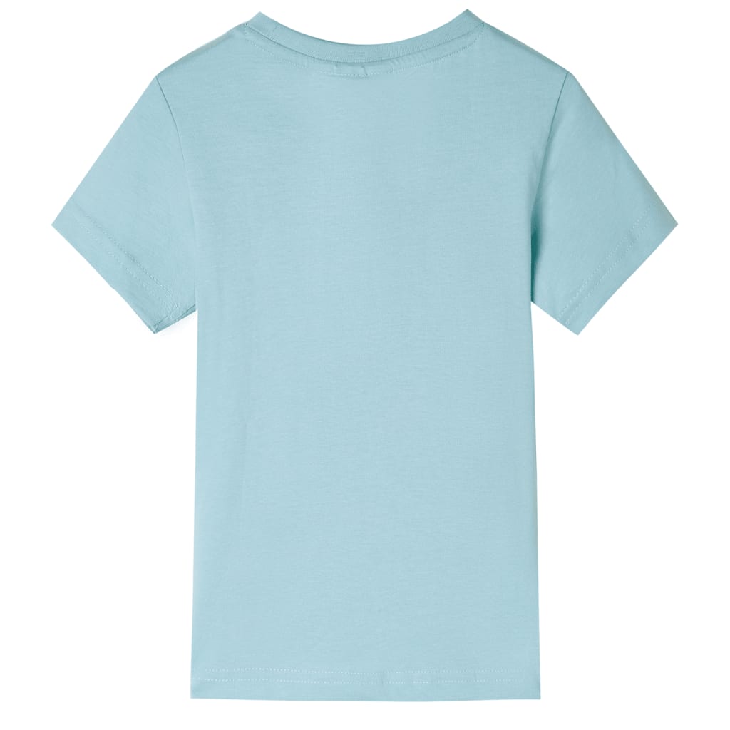 Camiseta infantil aguamarina claro 128