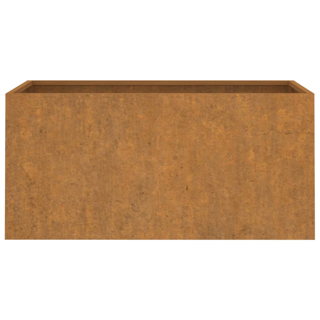 vidaXL Jardinera de acero corten 62x30x29 cm