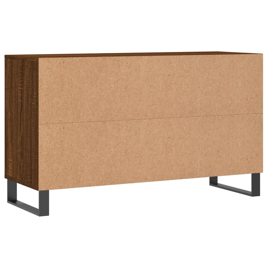 vidaXL Mueble zapatero madera contrachapada roble marrón 102x36x60 cm