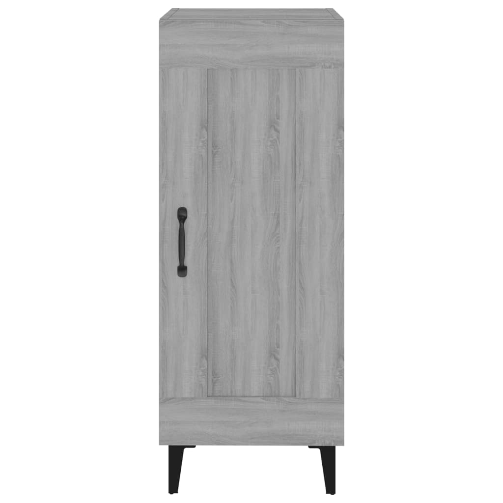 vidaXL Aparador madera de ingeniería gris Sonoma 34,5x34x90 cm