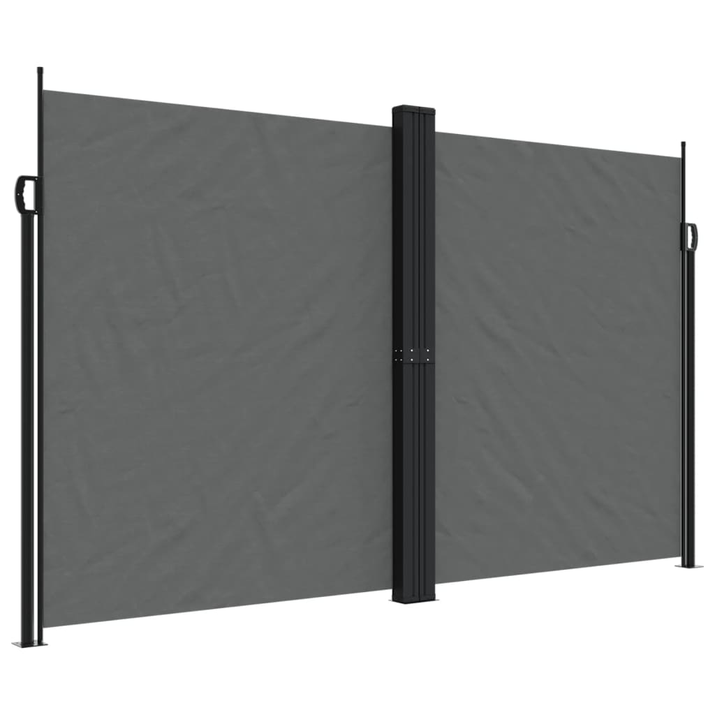 vidaXL Toldo lateral retráctil gris antracita 200x600 cm