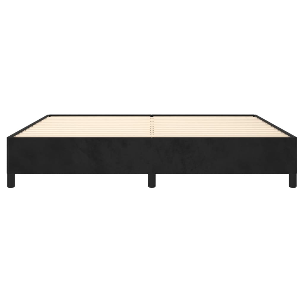 vidaXL Estructura cama sin colchón terciopelo negro 200x200 cm