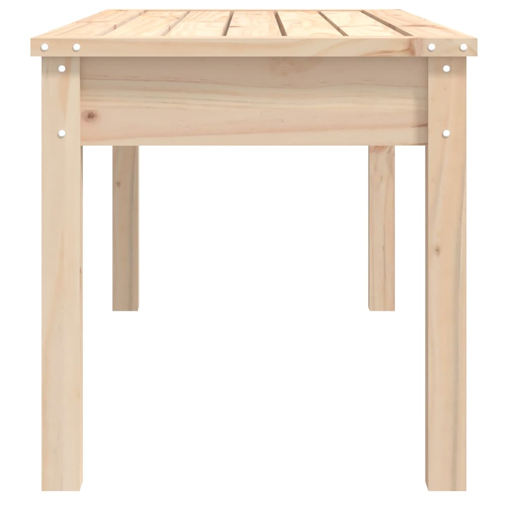 vidaXL Banco de jardín madera maciza de pino 109x44x45 cm